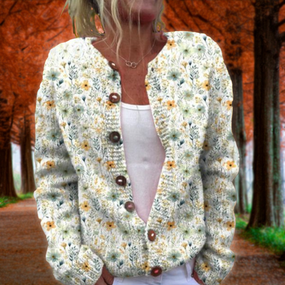 Marta - Cardigan - Floral Print