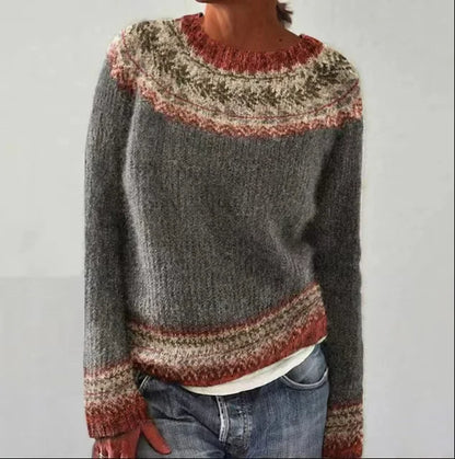 Elly - Soft woolen grey sweater