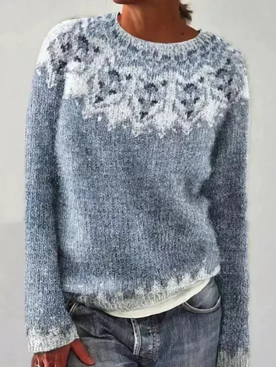 Jamy - Cozy soft light blue sweater