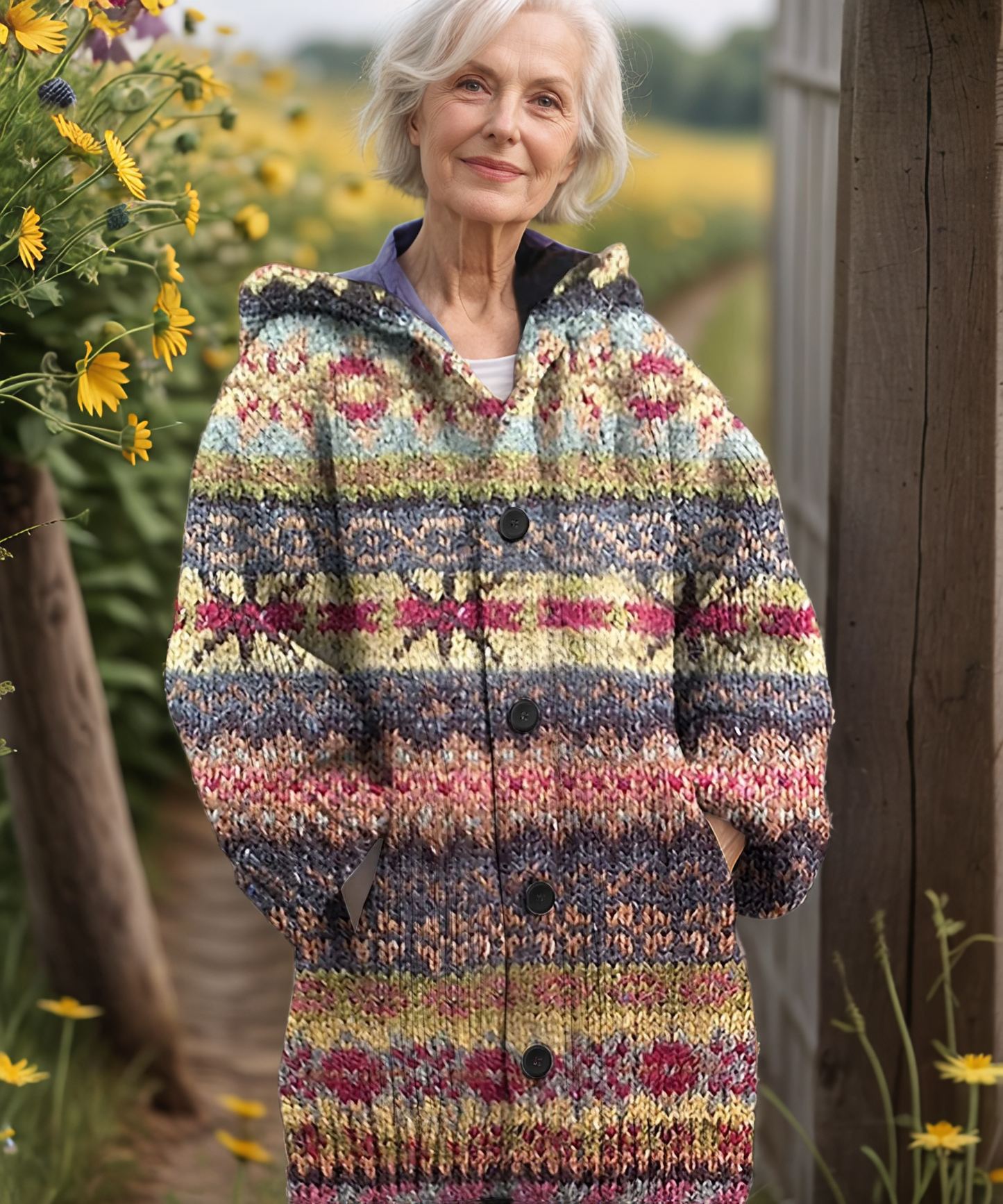 Lissa - Soft multi color cardigan